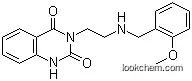 Molecular Structure of 1028307-48-3 (3-[2-[[(2-Methoxyphenyl)Methyl]aMino]ethyl]-2,4(1H,3 H)-quinazolinedione)